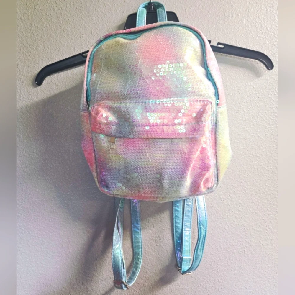 New! Minky Accessories Mini Sequined Backpack
